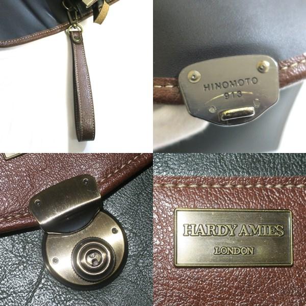 HARDY AMIES ハーディエイミス レザー セカンドバッグ 【送料無料】【質屋かんてい局横浜港南店】中古品 used AB｜kanteikyokukounan｜08