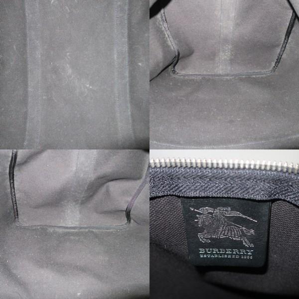 BURBERRY バーバリー チェック柄 2WAY ボストンバッグ グレー BURBERRY バーバリー チェック柄 2WAY ボストンバッグ グレー