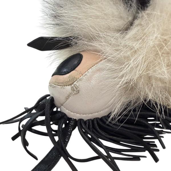 FENDI フェンディ カール・ラガーフェルド ファーチャーム バッグ