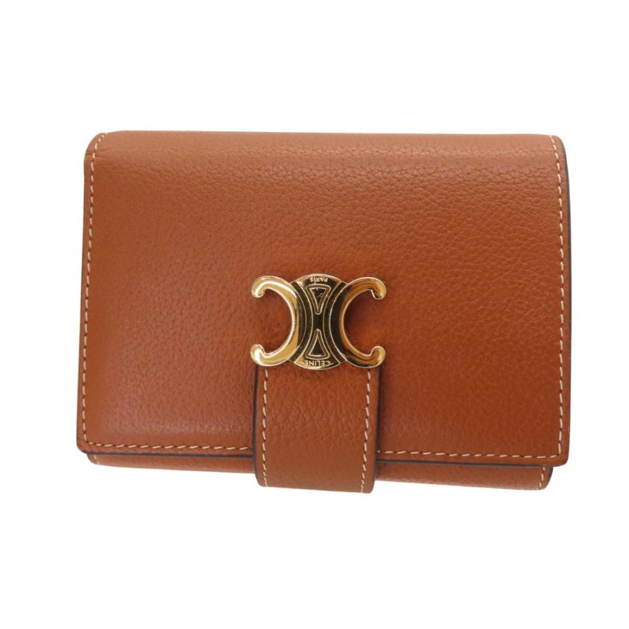CELINE 【中古】CELINE セリーヌ 10M963GHH ファインウォレット ヴィク 