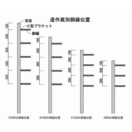 人工竹垣 大津垣 O型 基本 高さ 120cm 基本セット｜kantoh-house｜06