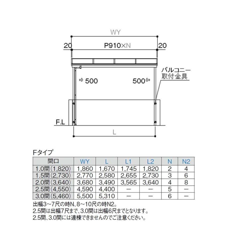 テラス屋根 DIY テラス 屋根 ベランダ バルコニー 雨よけ 1間×3 テラス屋根 DIY テラス 屋根 ベランダ バルコニー 雨よけ 1間×3