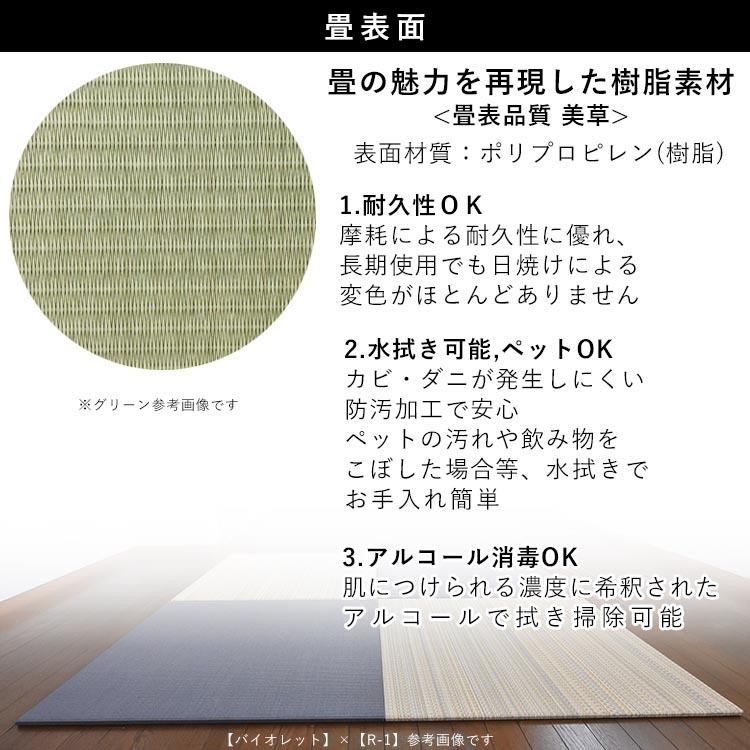 置き畳 畳 たたみ 日本製 琉球畳 リノベーション 模様替え おしゃれ 和風 60cm×60cm 厚さ2cm 1枚 インディゴ｜kantoh-house｜04