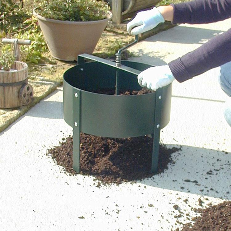 ふるい 網 園芸用 まわるふるい 回転式用土分別器 : エクステリア関東