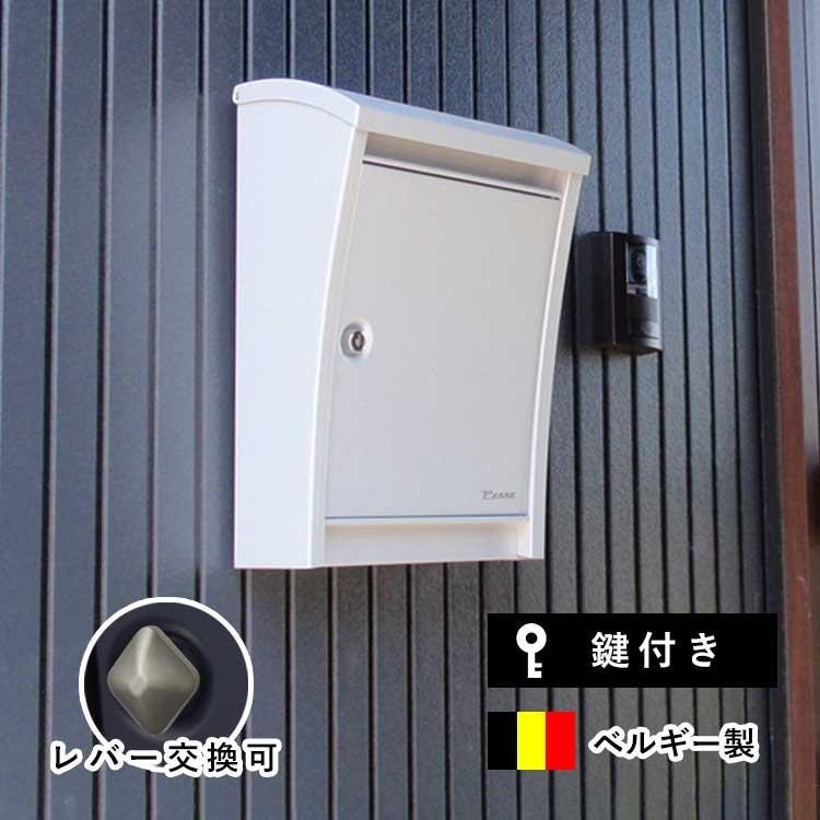 郵便ポスト ポスト 壁付けポスト 郵便受け スリムポスト ホワイト 送料