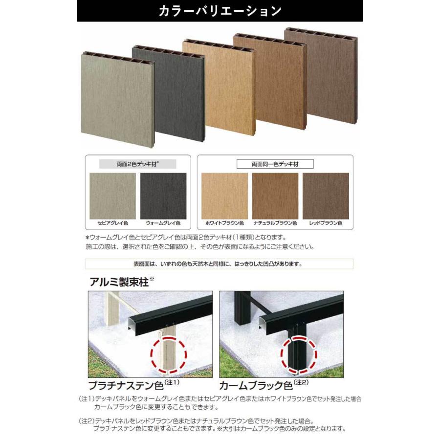 ウッドデッキ Ykk リウッドデッキ Sタイプ 2 5間 6尺 4451 10mm 人工木 Diy キット セット 樹脂 Re000 エクステリア関東 外構 門扉通販 通販 Yahoo ショッピング