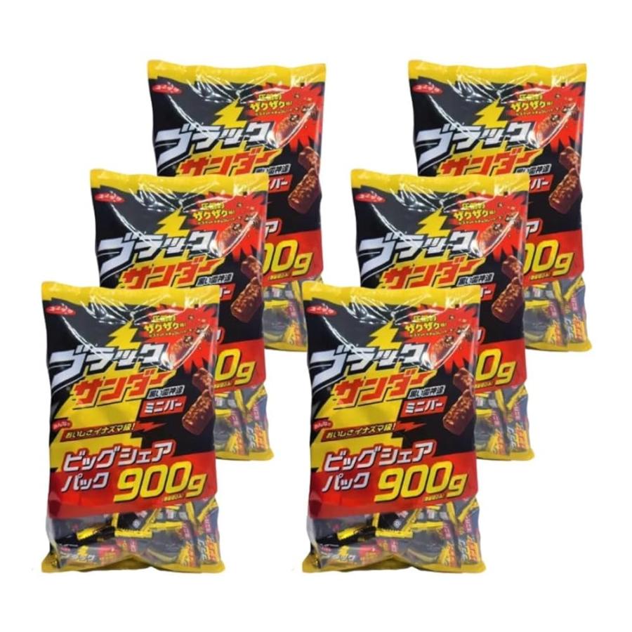 クール便】ブラックサンダー 900g×6袋 ビッグシュアパック 有楽製菓