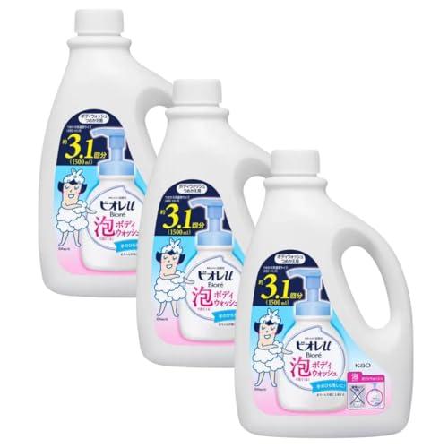 ビオレu 泡ボディウォッシュ つめかえ用 1500ml ×3個 泡タイプ 大容量