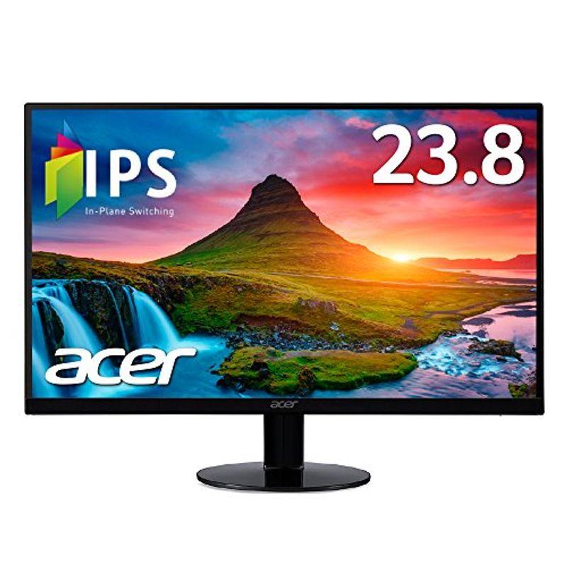 Acer モニター ディスプレイ AlphaLine 23.8インチ SA240YAbmi フルHD IPS フレームレス HDMI D-S