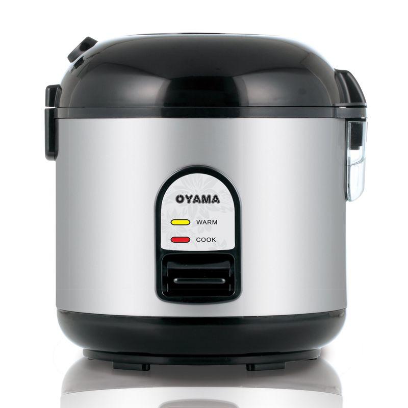Oyama CFSF10B 5 Cup Rice Cooker, Stainless Black by Oyama