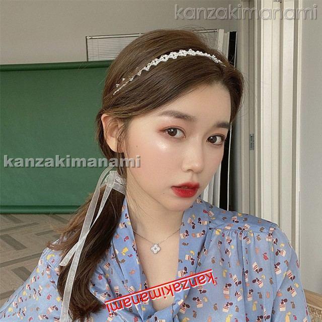 ヘアバンド ヘッドバンド チョーカー レディース 女性 ヘアアクセサリー リボン ビーズ おしゃれ かわいい ファッション小物 Pa7fa 神崎真奈美 通販 Yahoo ショッピング