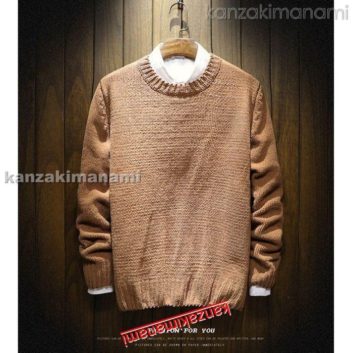 22春夏新色 メンズ ニット セーター トップス 長袖 トレンド 秋冬 カジュアル ファッション ルーズ おしゃれ 大きいサイズ ニット セーター サイズ Xl Www Oroagri Eu