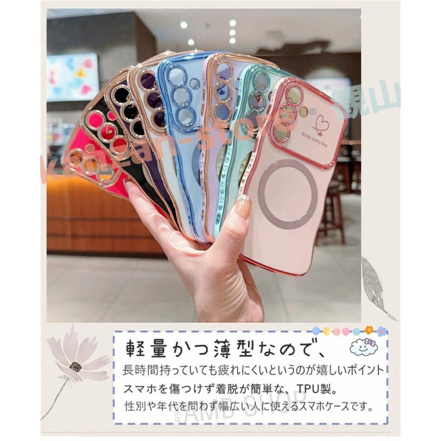 GalaxyS26ケース 韓国 ウェーブ Galaxy S24 S23 FE S25 S26 Ultra 