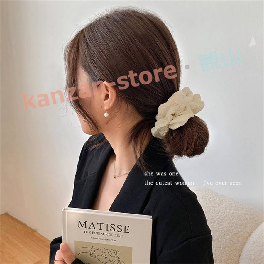 ヘアゴム ヘアアクセサリー ヘアクリップ おしゃれ シルクヘアゴム