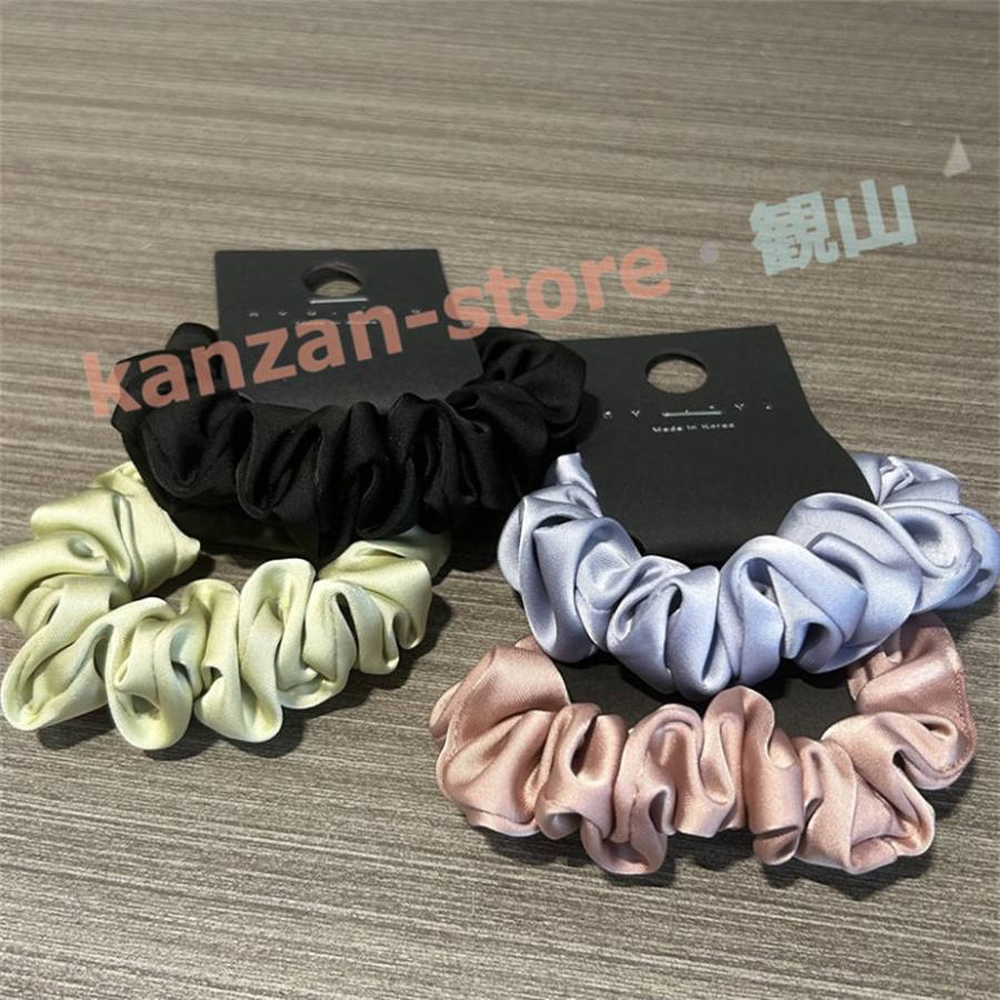 ヘアゴム ヘアアクセサリー ヘアクリップ おしゃれ シルクヘアゴム