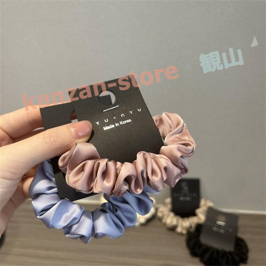 ヘアゴム ヘアアクセサリー ヘアクリップ おしゃれ シルクヘアゴム