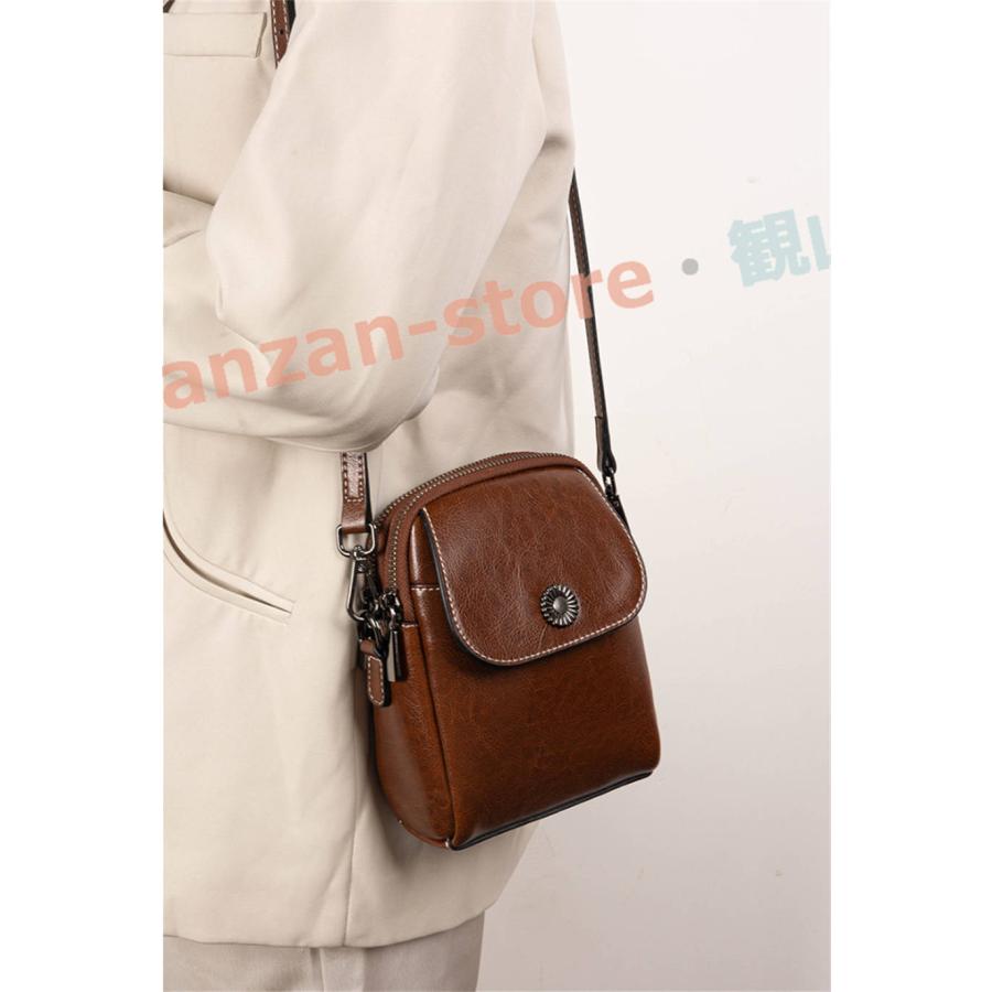 スマホショルダー スマホポシェット 本牛革 スマホポーチ