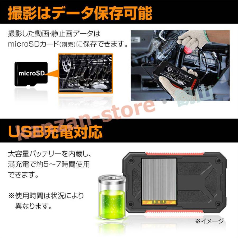 ファイバースコープ 内視鏡 マイクロスコープ カメラ 200万画素 1080P