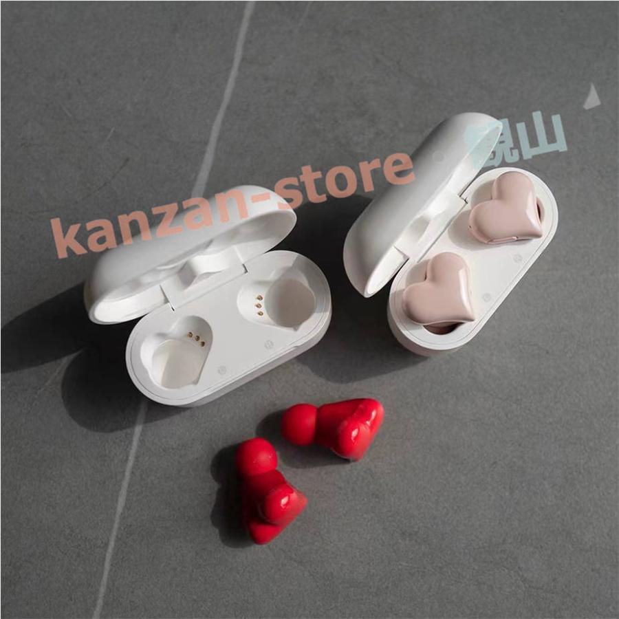 【当日発送】 ハートイヤホン Heart Earphone ワイヤレスイヤホン　ハートヘッドフォン Bluetooth5.0搭載 ヘッドセット 無線 ファッション｜kanzan-store｜03
