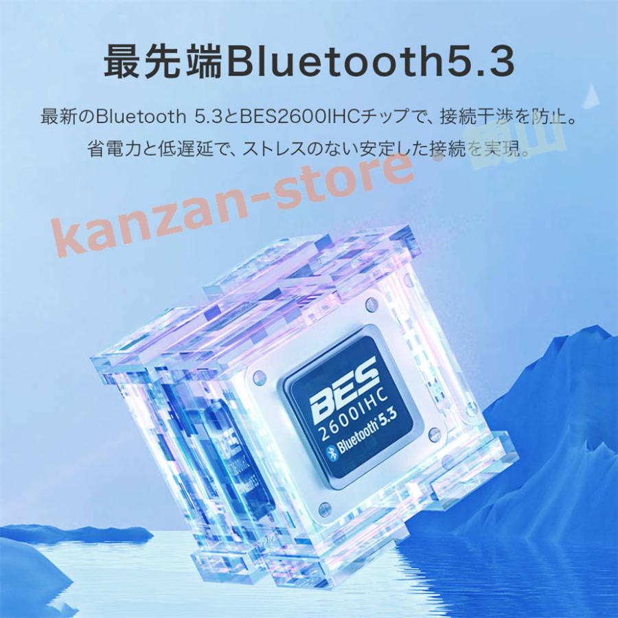 ブランド ワイヤレスイヤホン iPhone Mac Sony Bluetooth 5.3 ノイズリダクション かわいい クリア スケルトン 両耳 片耳｜kanzan-store｜12
