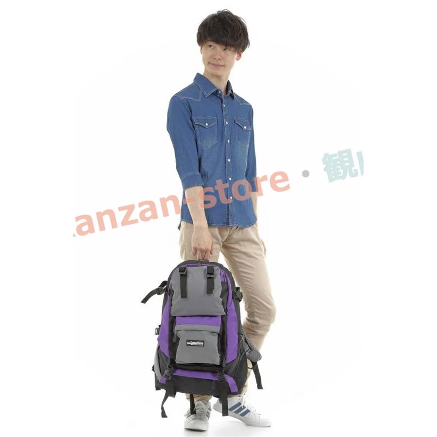 リュック 40L 全7色 ザックカバー付き 本格的 大容量 丈夫 頑丈 通学