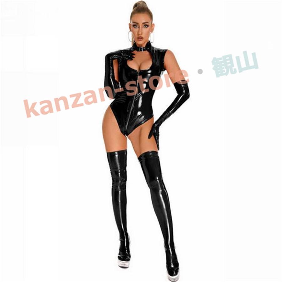 ボンテージ コスチューム ワンピースキャットスーツ レディース スーツ