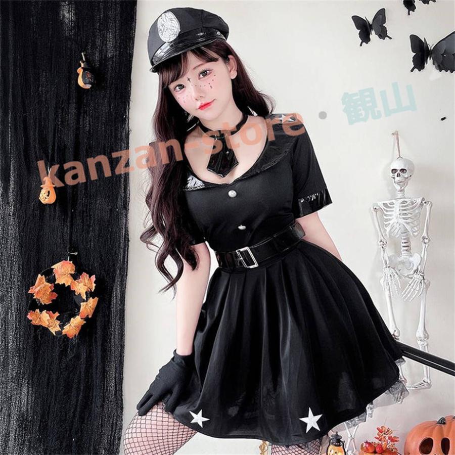 ポリス コスプレ衣装 セクシー 制服 衣装 ミニスカポリス 警官 警察
