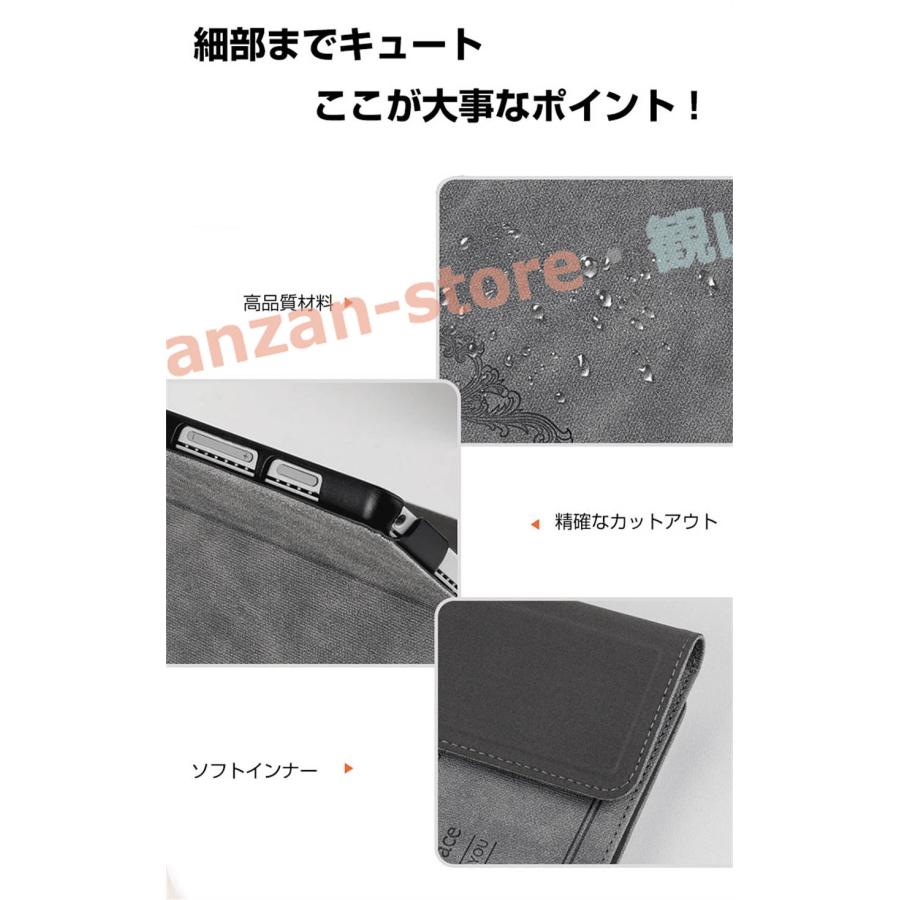 Microsoft Surface Pro 8 Pro 9 13インチ タブレット 2-in-1ノートPCケース レザー おしゃれ サーフェス｜kanzan-store｜04