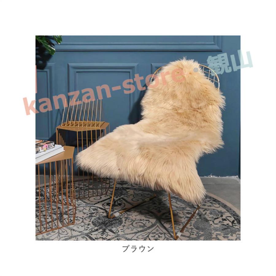 ラグマット 小さめ フェイクムートンラグ ムートン 風 ファーラグ ラグ