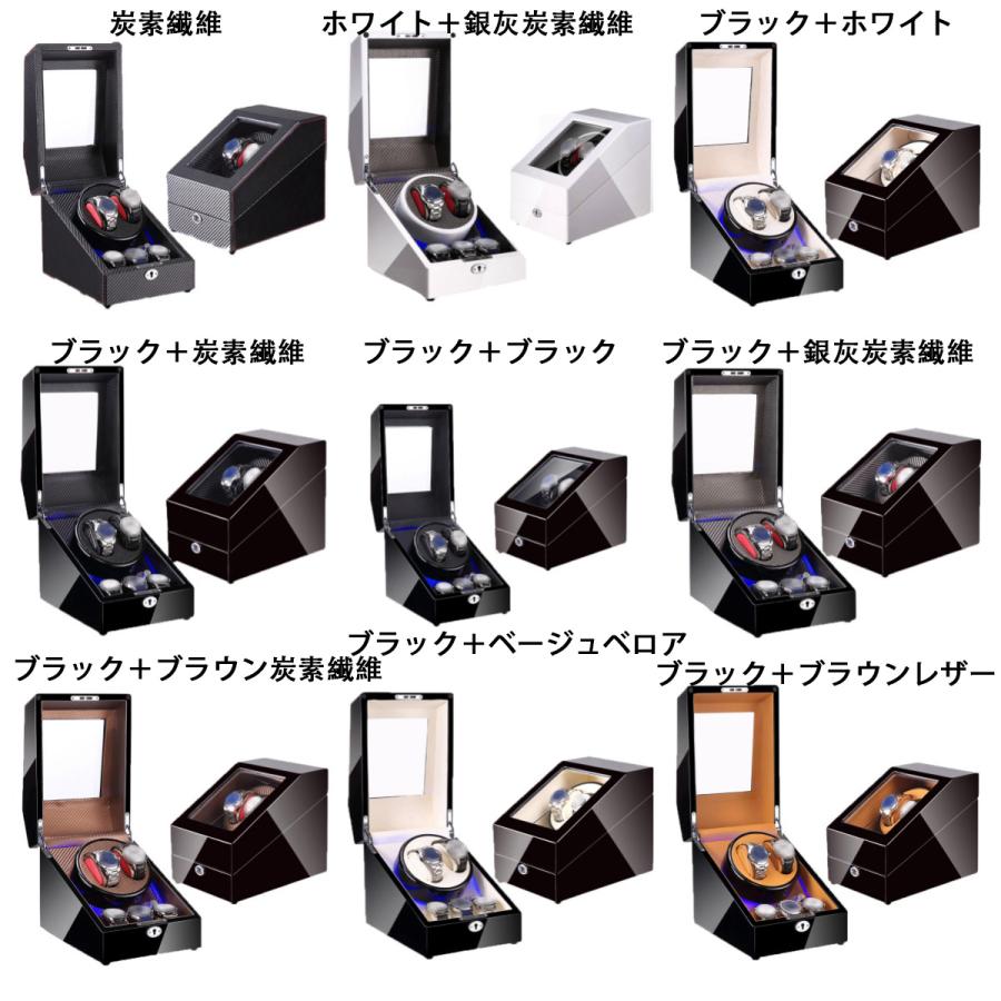 全新色登場！自動巻き上げ機 ワインディングマシーン 高級木製ピアノ調