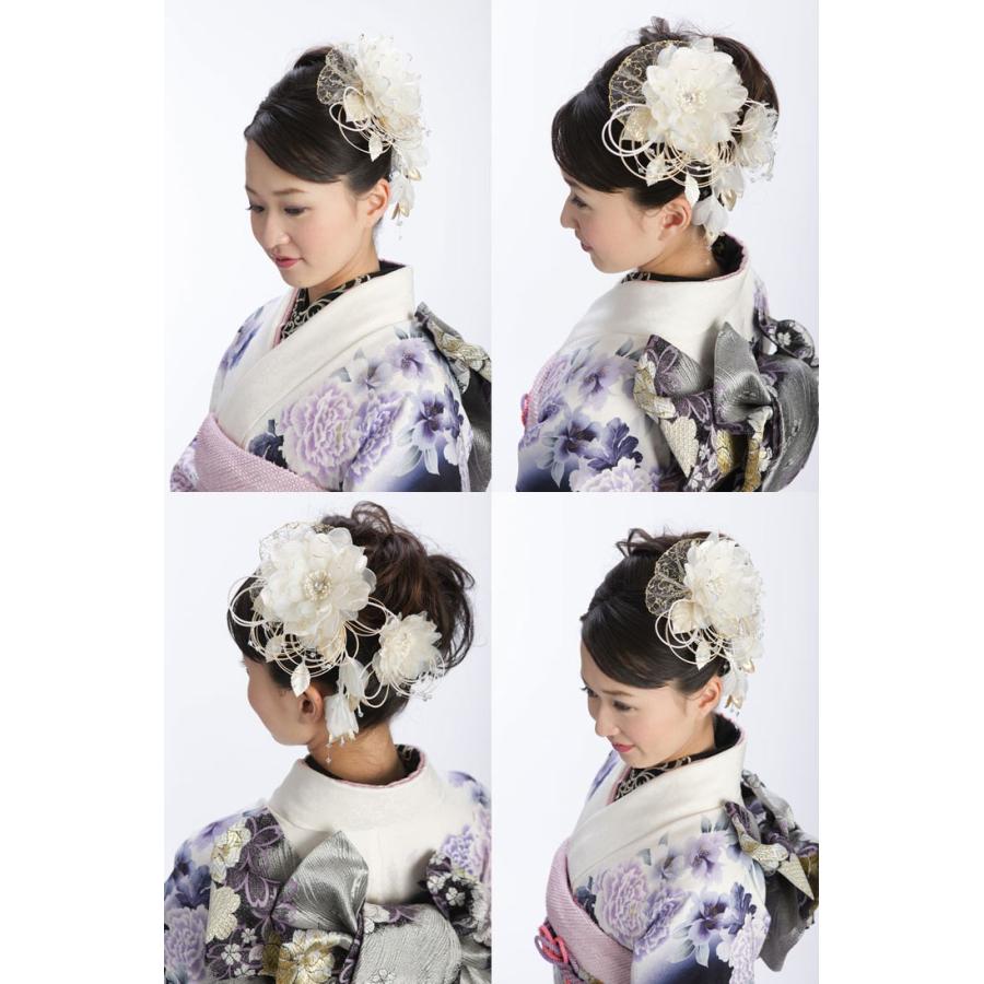 在庫限り 完売次第終了ぽっきりsale 花雫 花髪飾りセット 優美 ゆうび 2点セット ホワイト 大輪 スワロフスキー ヘッドドレス 成人式 振袖 髪飾り 結婚式 ウエディング ウェディング 和服 和装 着物 w 成人式七五三かんざし 髪飾り本舗 通販 Yahoo