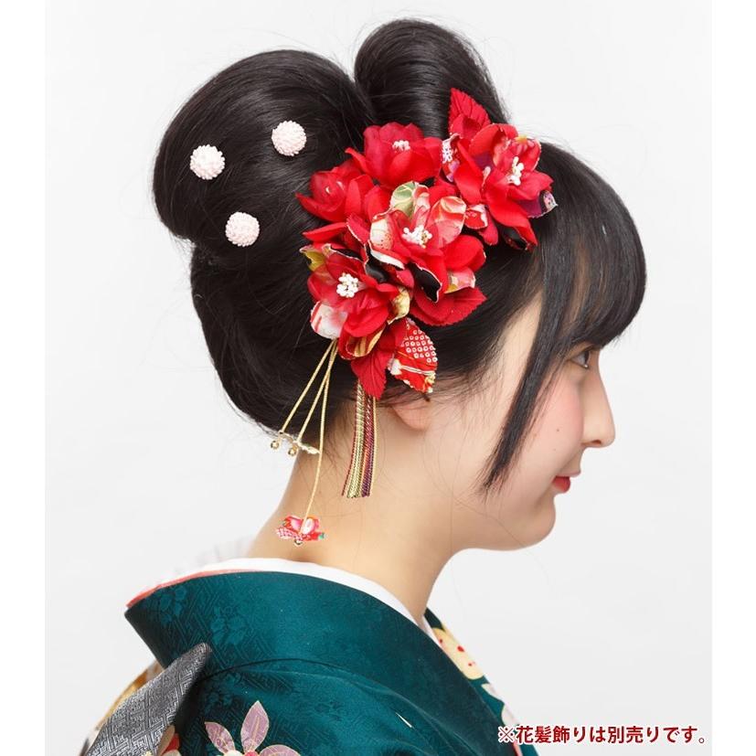 髪飾り かのこ玉 セット 600215p かんざし 3本セット ピンク 桃色 成人 ...