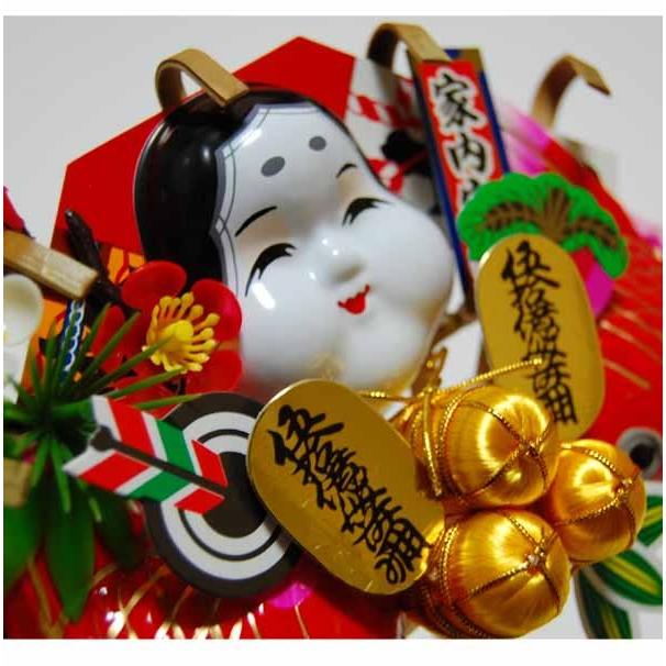 縁起物ミニ熊手（おかめ） 縁起物・酉の市 : 花王堂ねっと店Yahoo!店