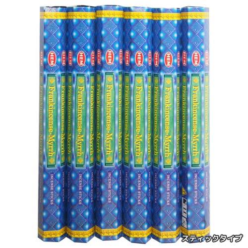 HEM お香 フランキンセンスミルラ アロマ ヘム スティック 6個セット