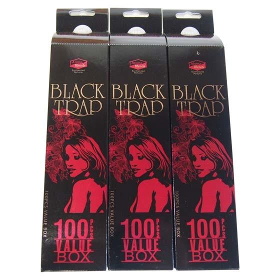ブラックトラップ お香 スティック 100本入り 3箱セット アロマ