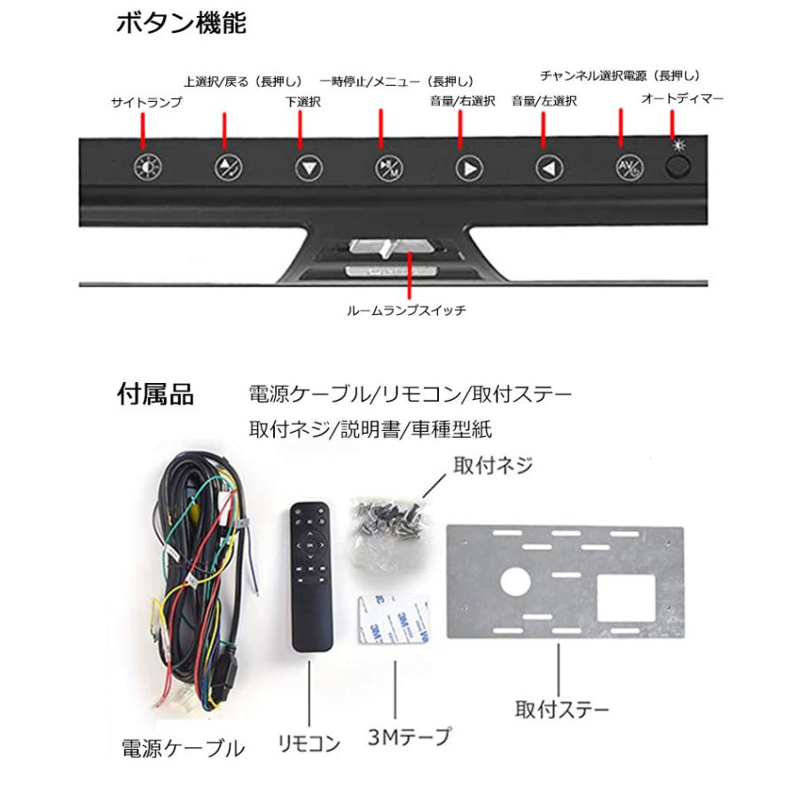 一年間保証付き】11.6インチ 大画面 フリップダウン アルファード