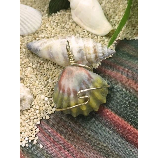 サンライズシェル ペンダントヘッド ホール有 ACC747 : ハワイアン