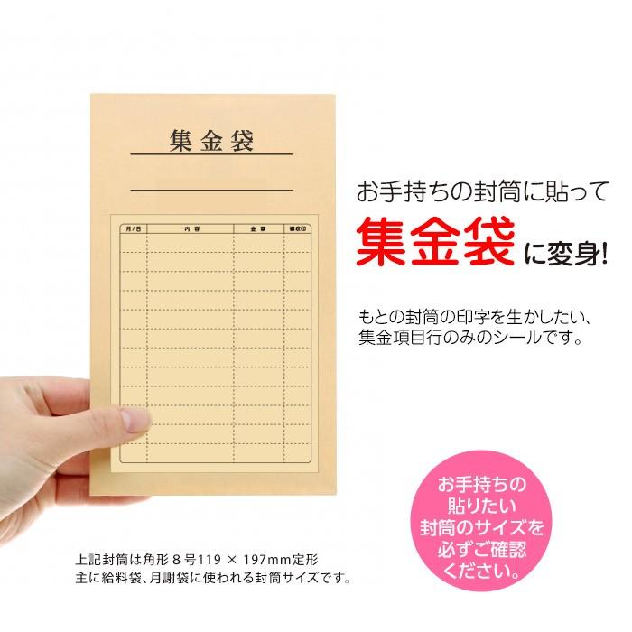 集金袋用記入表シール 記入項目表のみ横103mm 縦128mm 小サイズ400枚 6121 03 ラベル市場 通販 Yahoo ショッピング