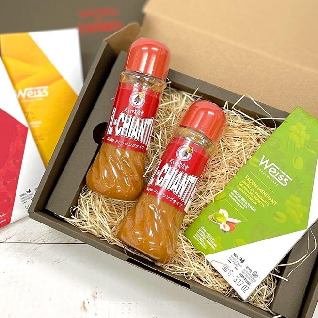 ギフト ドレッシング2本 Weissチョコ1枚ギフトセット イルキャンティ ギフト バレンタイン グルメ プレゼント 贈り物 おしゃれ 内祝 誕生日 記念日 Dre2 Choco カッパ キャンティ ヤフー店 通販 Yahoo ショッピング