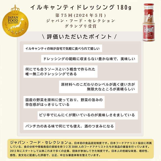 大4本セット!イルキャンティドレッシング 380g/送料込み(一部 大4本セット!イルキャンティドレッシング 380g/送料込み(一部