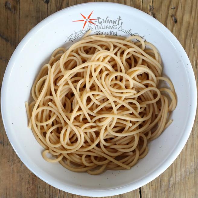 全粒粉　パスタ　スパゲティ 業務スーパーの「オーガニック全粒粉スパゲティ」で低GI化して