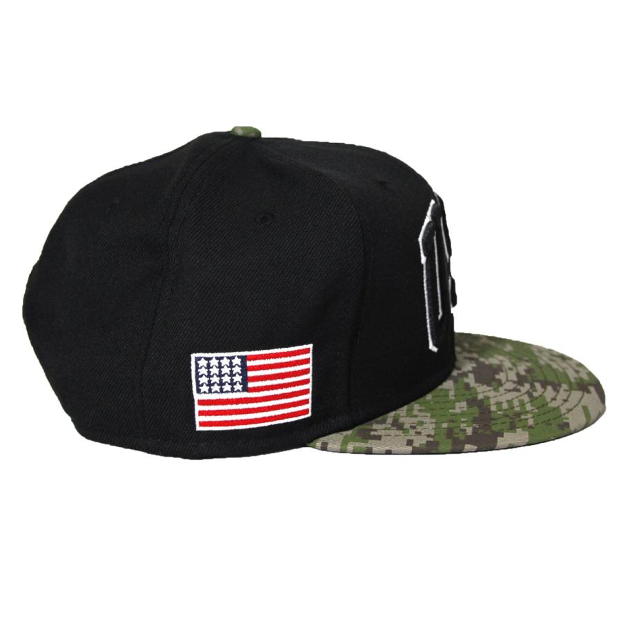 NEW ERA（ニューエラ） NEWERA Digital Camo USA ブラック × ブラック