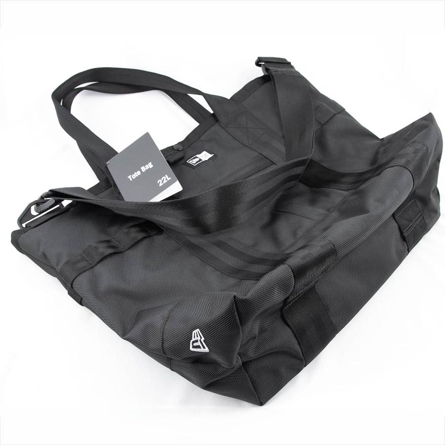 NEW ERA ニューエラ トートバッグ 22L ブラック トートバッグ 22L プリントロゴ グラファイト/ブラック
