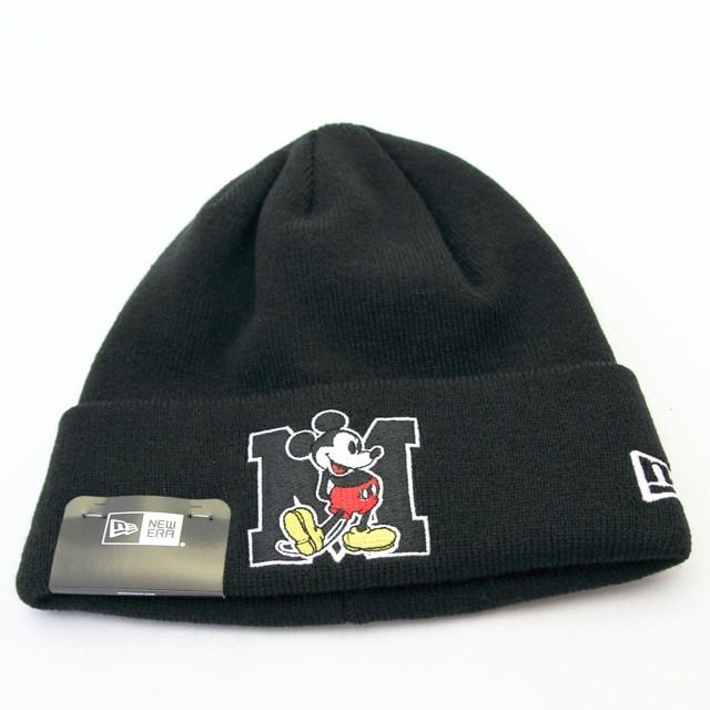 ニューエラ Newera Disney コラボ 帽子 ニットキャップ ベーシック カフニット ディズニー Mロゴ ブラック 河童クラフトyahoo 店 通販 Yahoo ショッピング