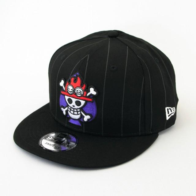 ニューエラ Newera Onepiece コラボ 帽子 キャップ 9fifty ワンピース ポートガス D エース 海賊旗 ブラックストライプ ブラックバイザー 河童クラフトyahoo 店 通販 Yahoo ショッピング
