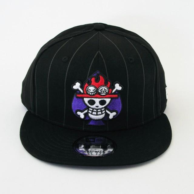 ニューエラ Newera Onepiece コラボ 帽子 キャップ 9fifty ワンピース ポートガス D エース 海賊旗 ブラックストライプ ブラックバイザー 河童クラフトyahoo 店 通販 Yahoo ショッピング