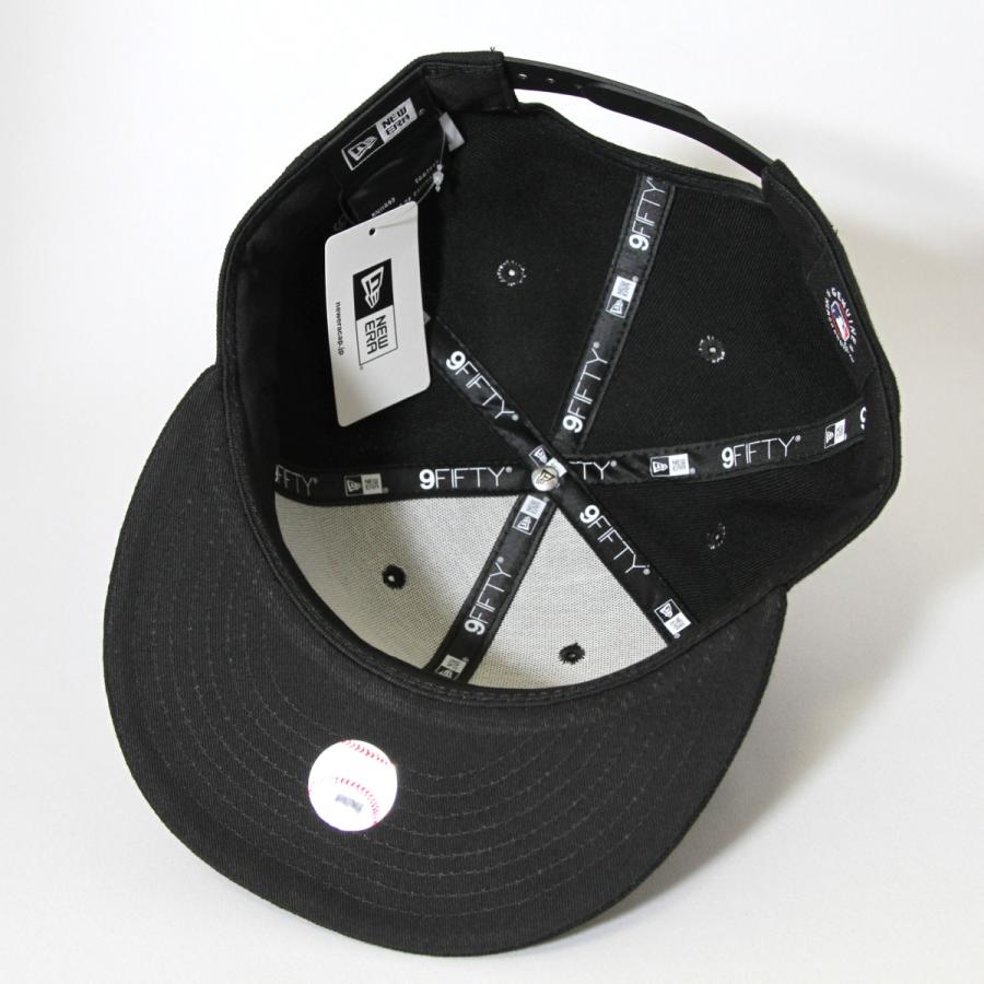 ニューエラ NEWERA 帽子 9FIFTY ニューヨーク・ヤンキース ブラック × ブラック｜kappacraft｜05