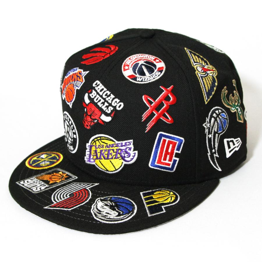 ニューエラ NEWERA x NBA コラボ 帽子 59FIFTY NBA チームロゴ オール