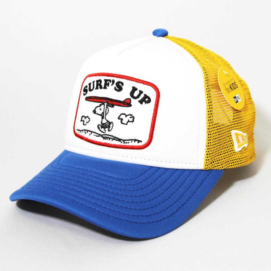 Kids 子供用 ニューエラ Newera Xpeanuts コラボ スヌーピー 帽子 Youth 9forty A Frame トラッカー サーフ ホワイト エーゴールド 河童クラフトyahoo 店 通販 Yahoo ショッピング