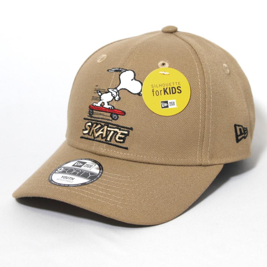 Kids 子供用 ニューエラ Newera Xpeanuts コラボ スヌーピー 帽子 Youth 9forty スケートボード カーキ 河童クラフトyahoo 店 通販 Yahoo ショッピング